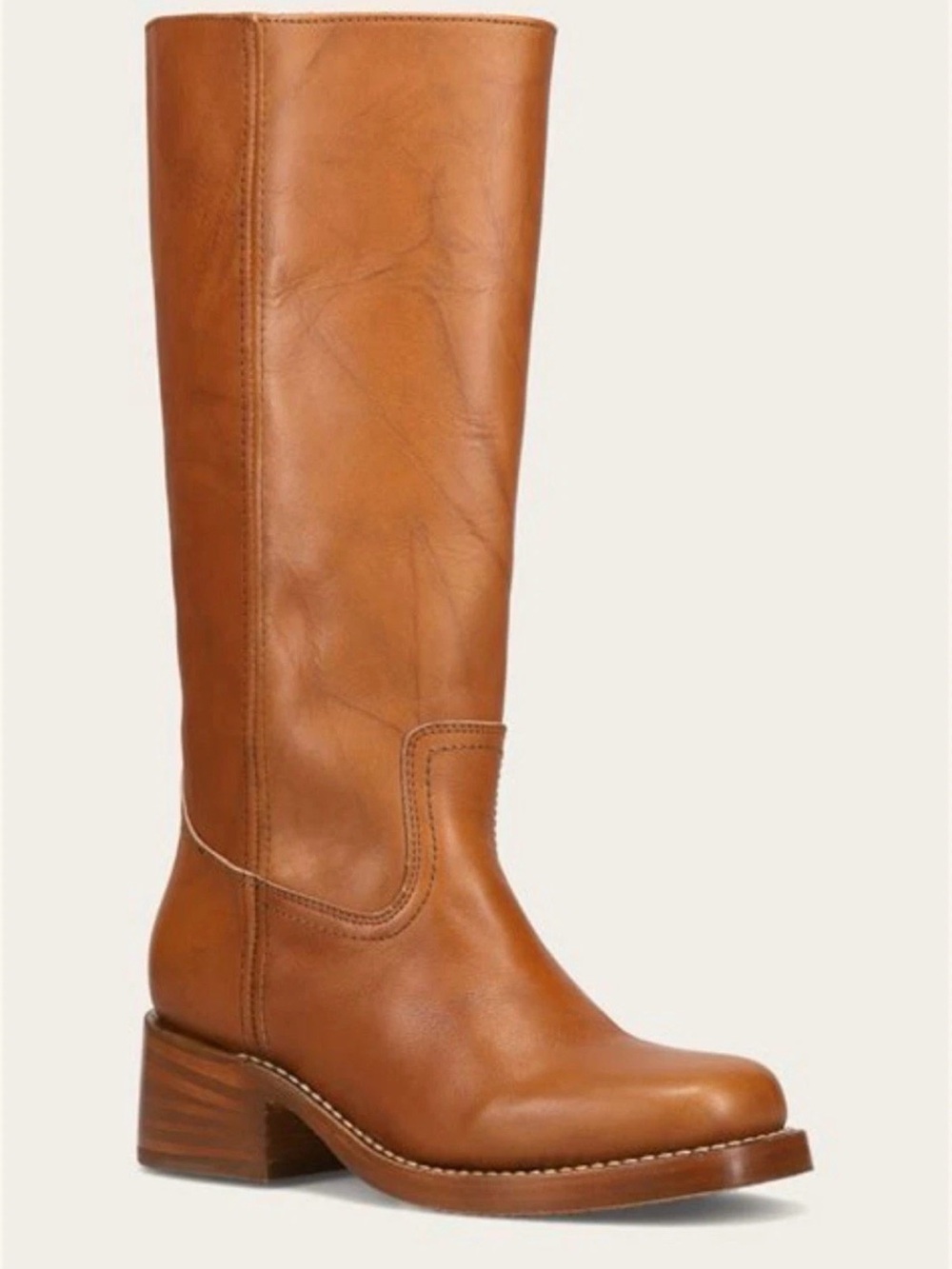 FRYE CAMPUS 14L LEATHER BOOTS SADDLE SIZE 8.5